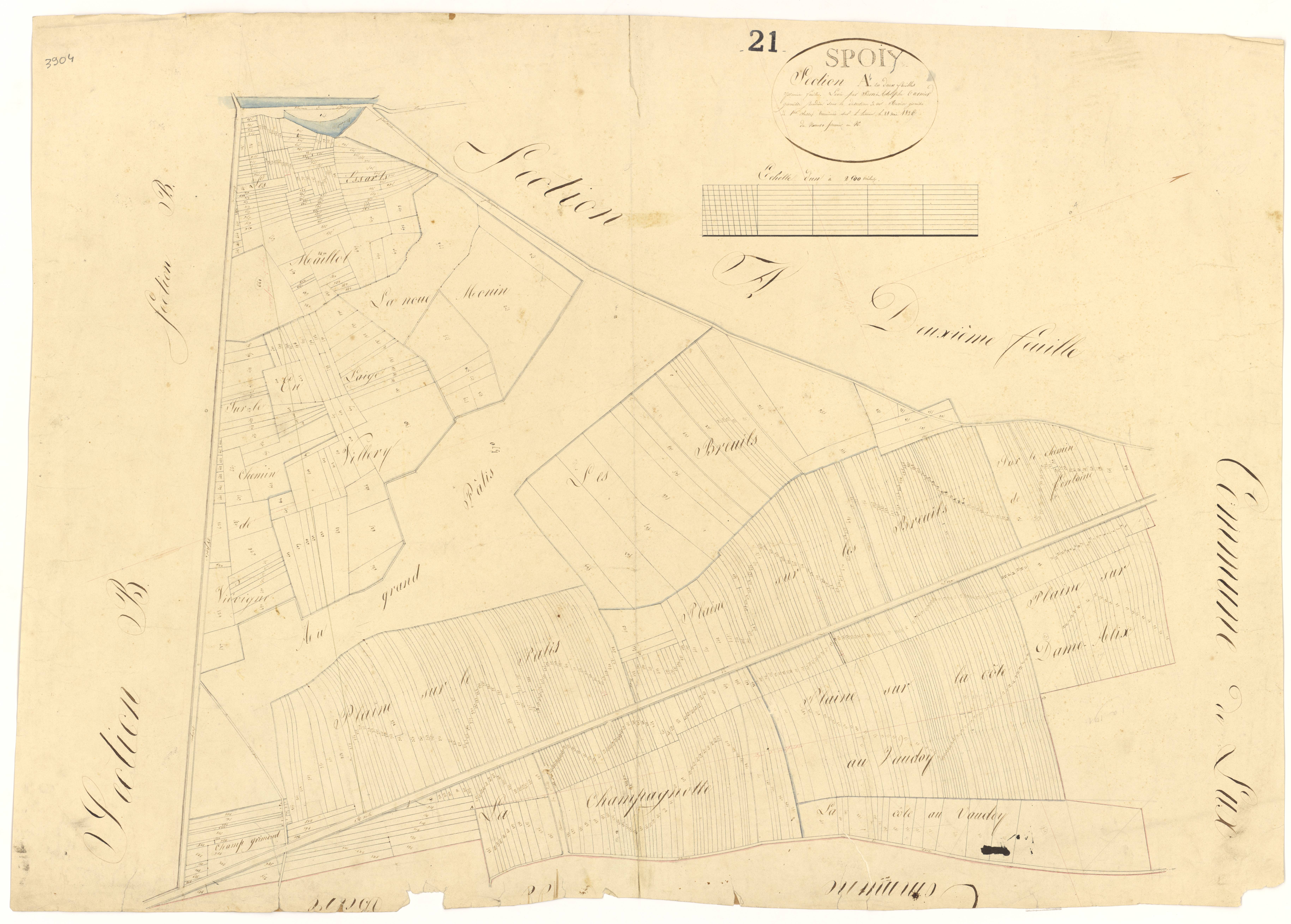 Spoy - Section A1 - 3 P PLAN 614/2