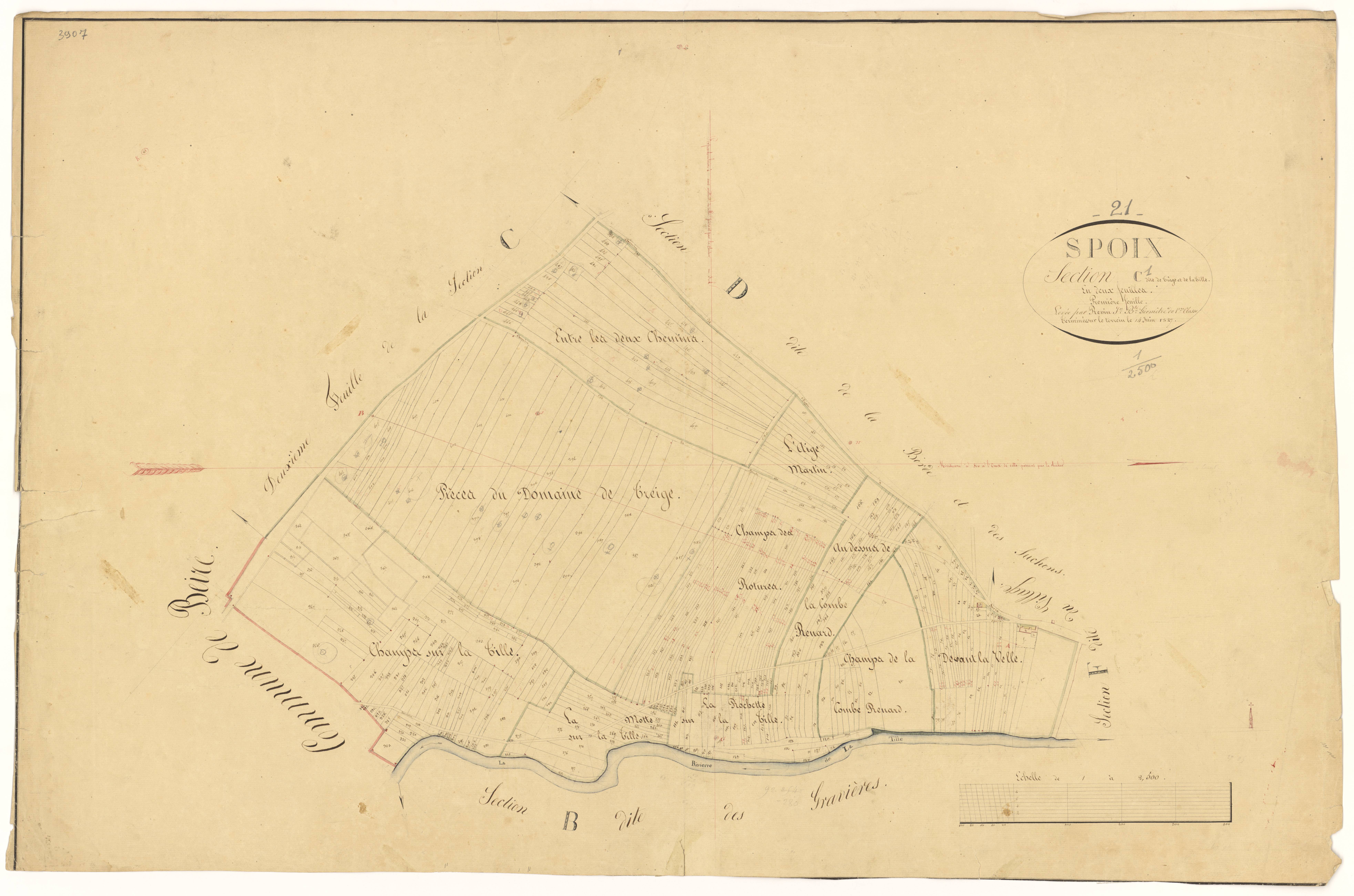 Spoy - Section C1 - 3 P PLAN 614/5