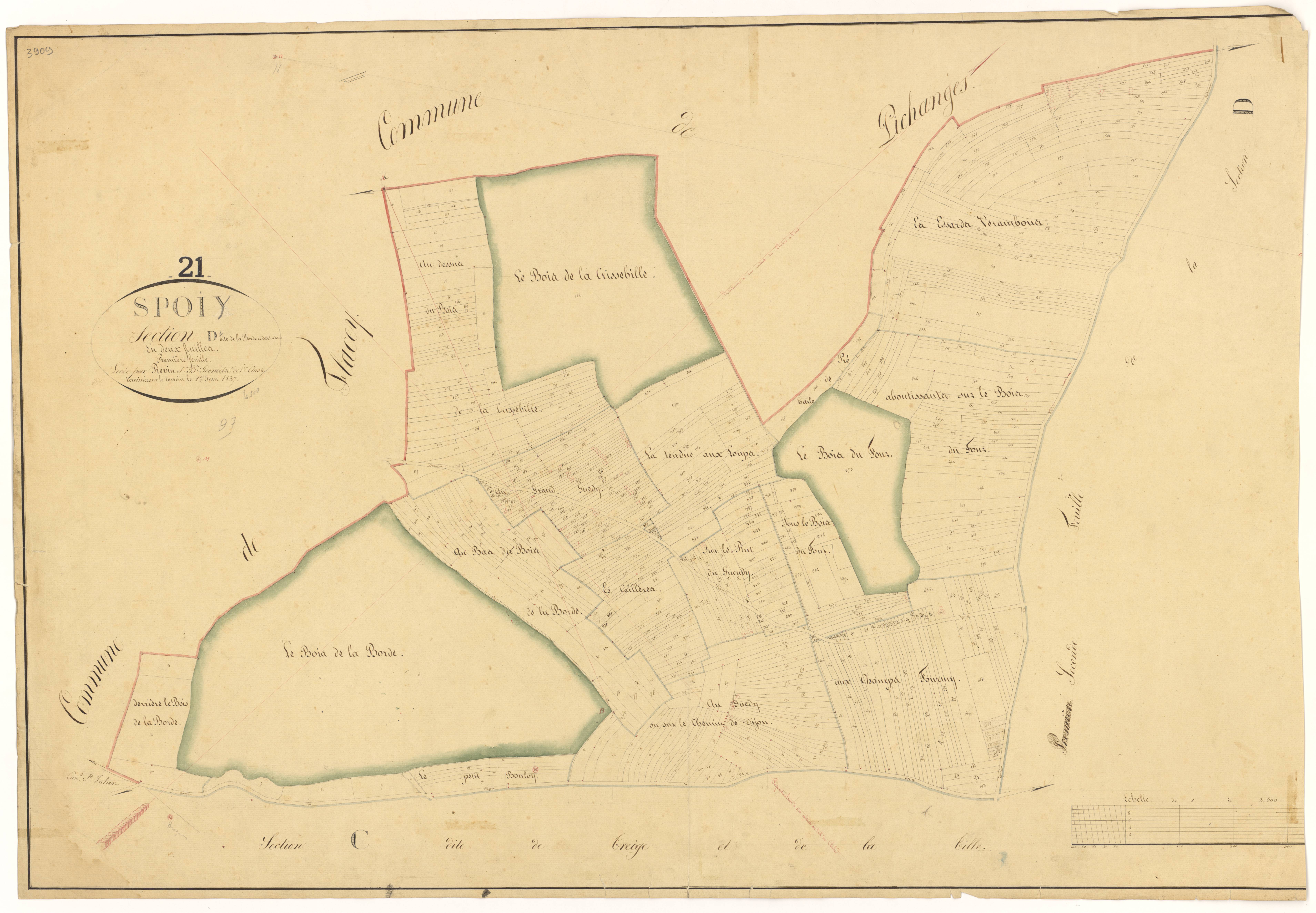 Spoy - Section D1 - 3 P PLAN 614/7