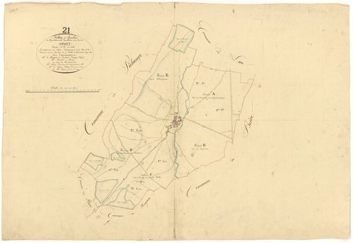 Spoy - Tableau d'assemblage - 3 P PLAN 614/1
