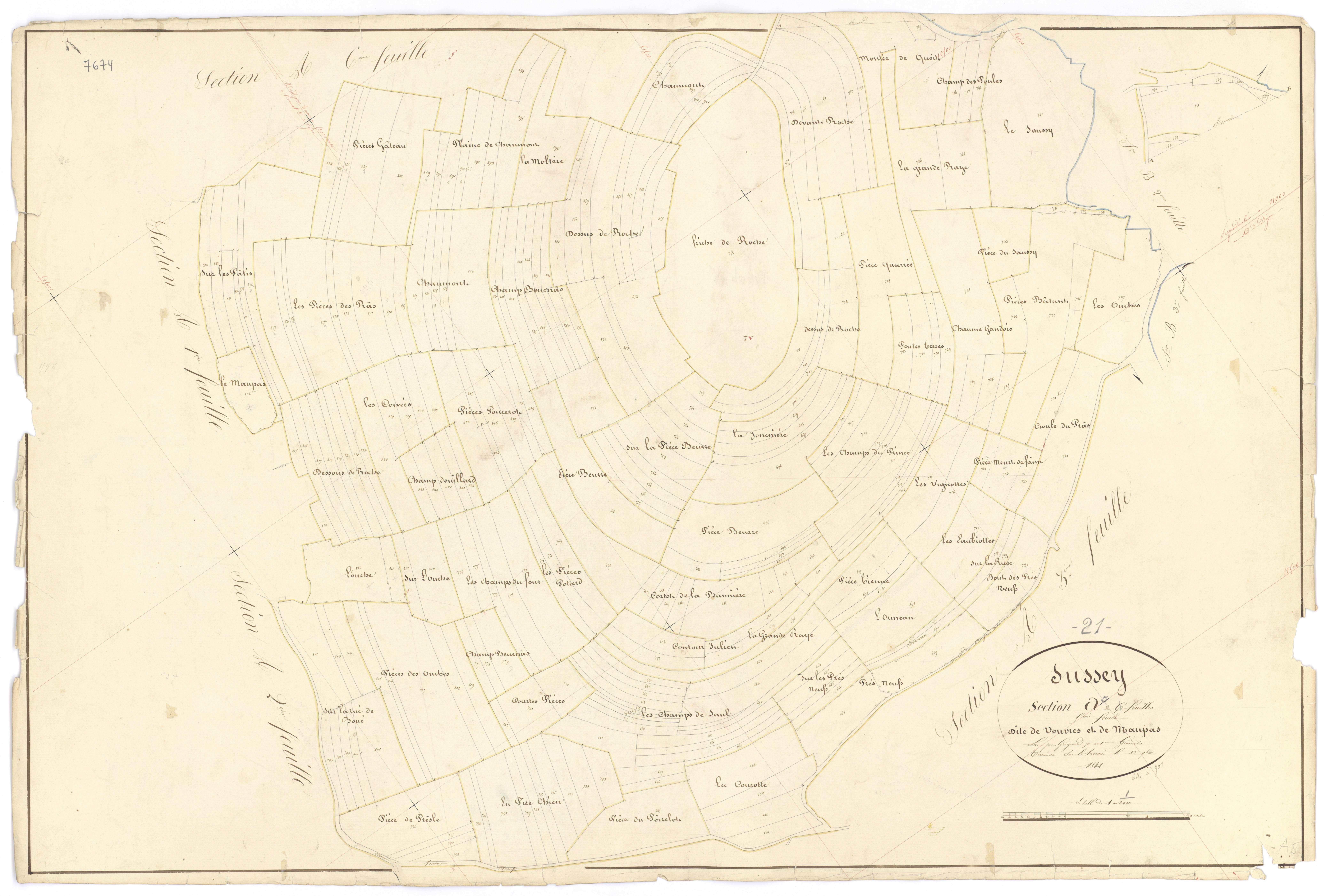 Sussey - Section A5 - 3 P PLAN 615/6