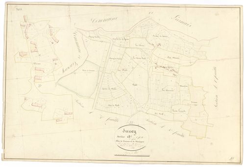 Sussey - Section A2 - 3 P PLAN 615/3