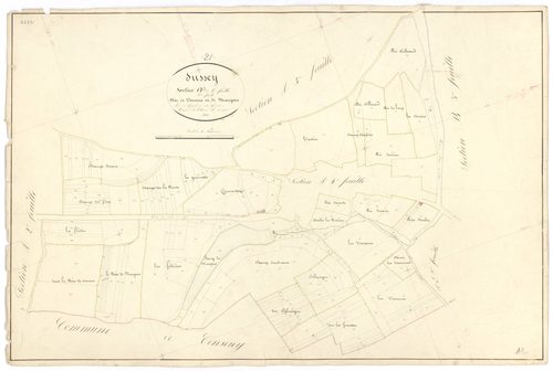 Sussey - Section A3 - 3 P PLAN 615/4