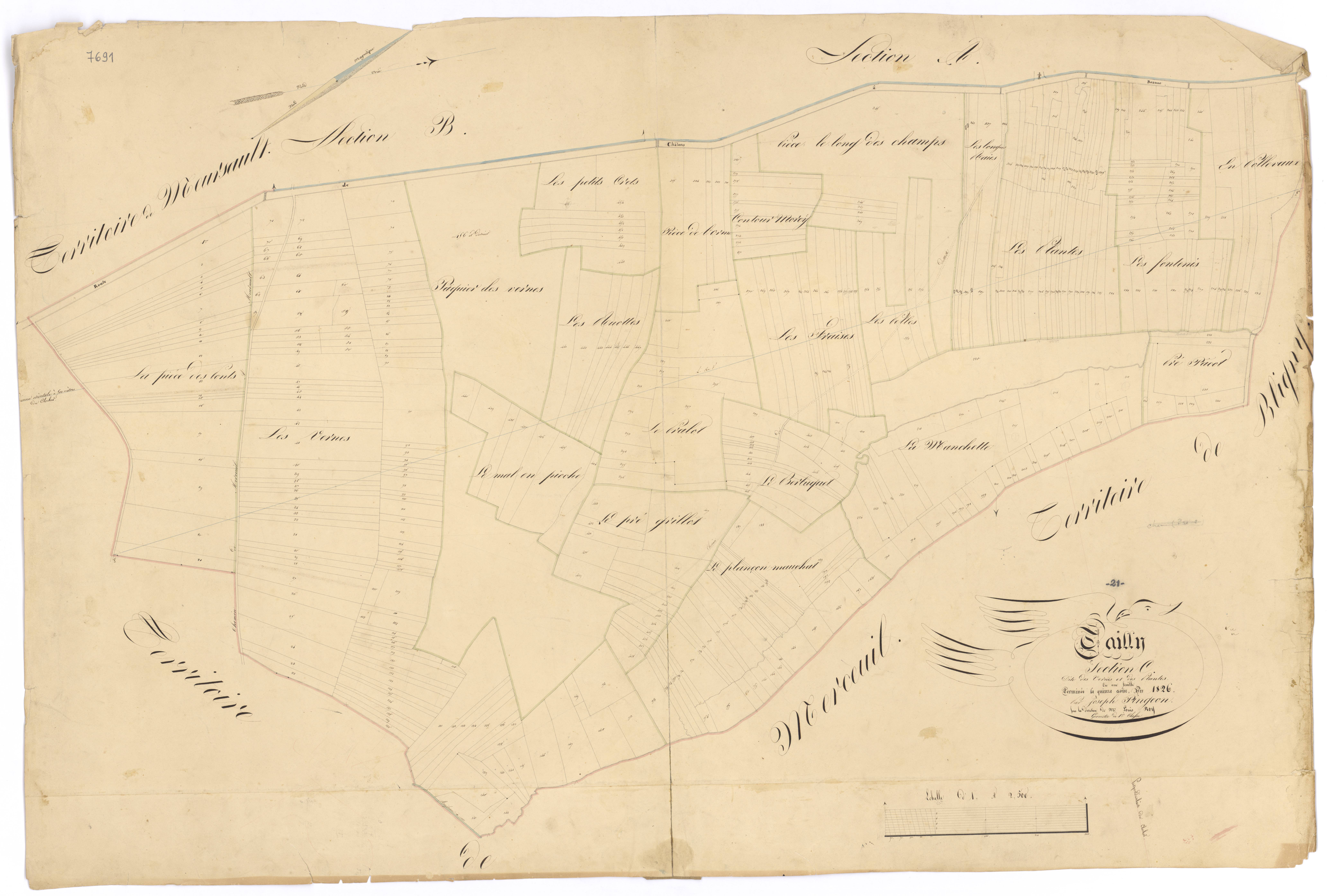 Tailly - Section C - 3 P PLAN 616/4