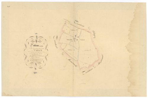 Tailly - Tableau d'assemblage - 3 P PLAN 616/1
