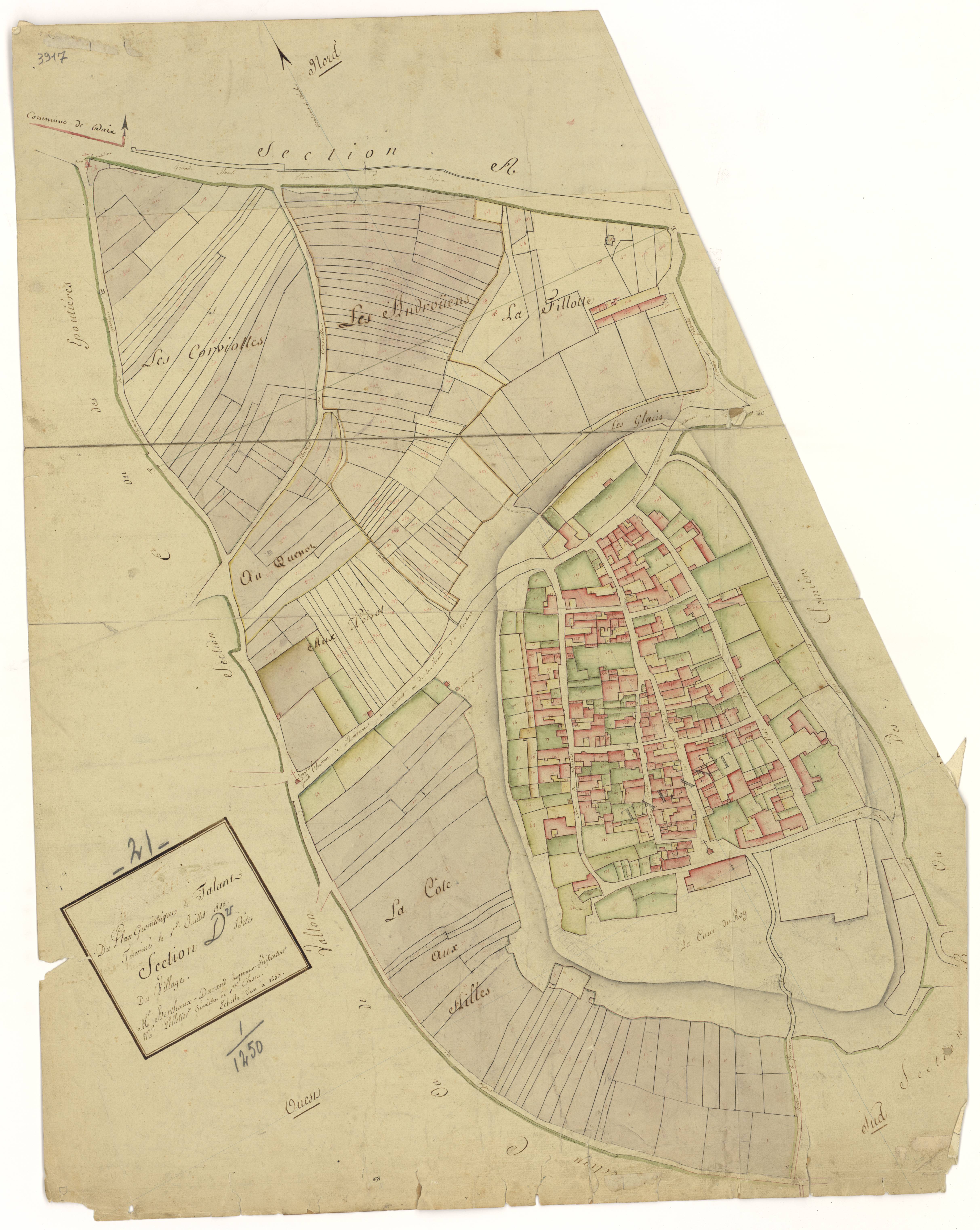 Talant - Section D - 3 P PLAN 617/5