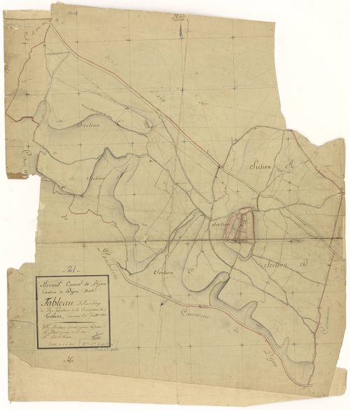Talant - Tableau d'assemblage - 3 P PLAN 617/1