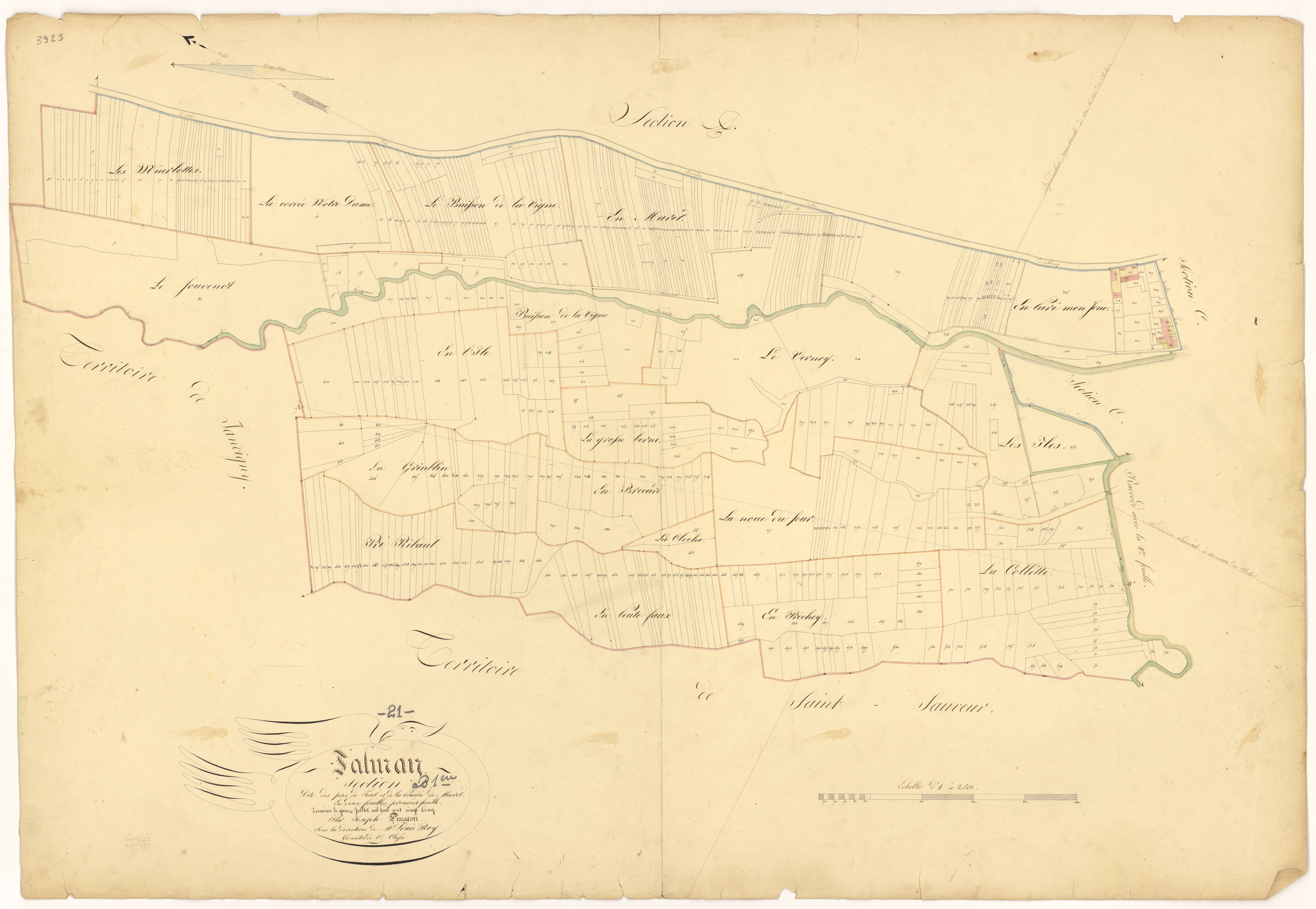 Talmay - Section B1 - 3 P PLAN 618/4