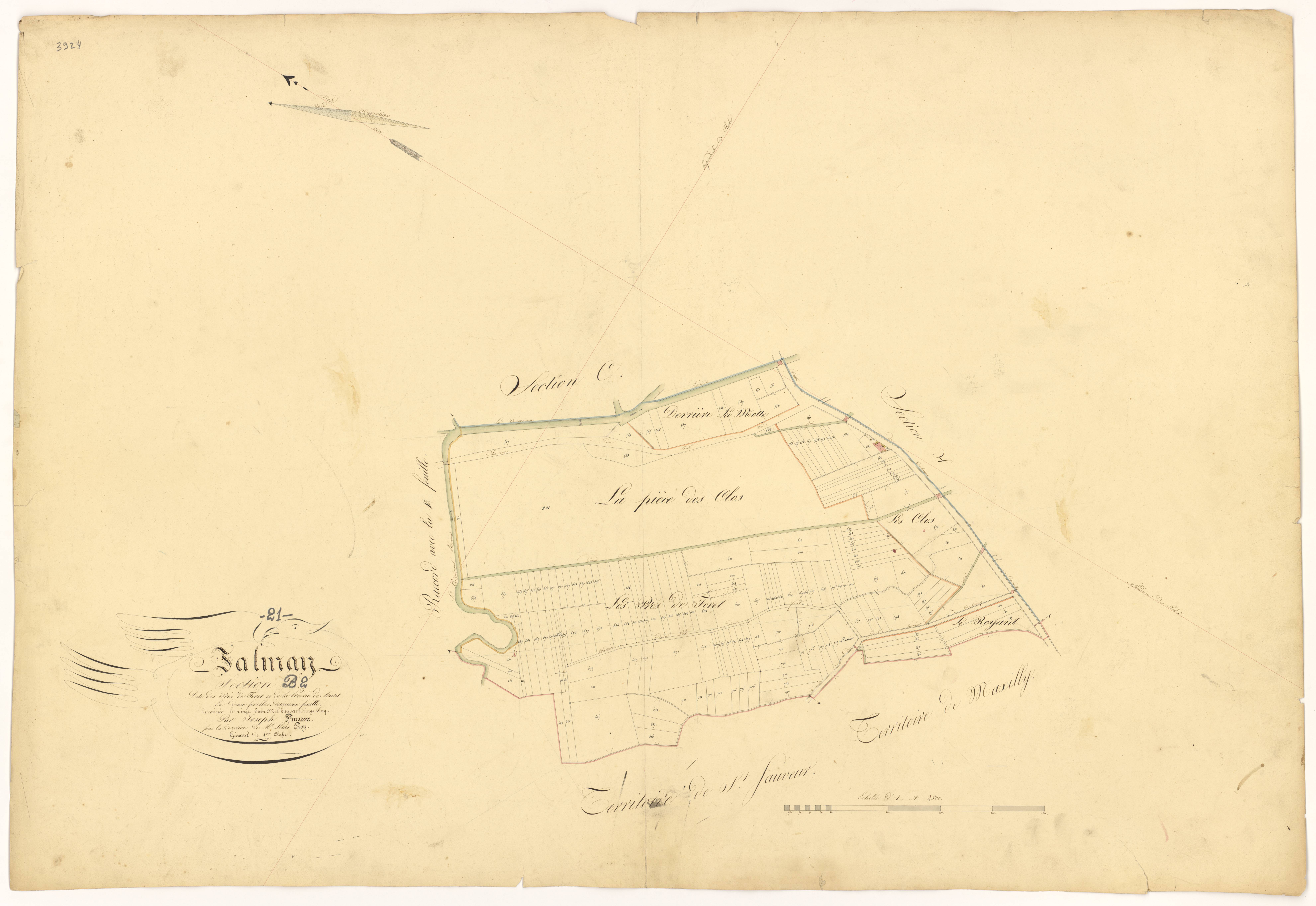 Talmay - Section B2 - 3 P PLAN 618/5