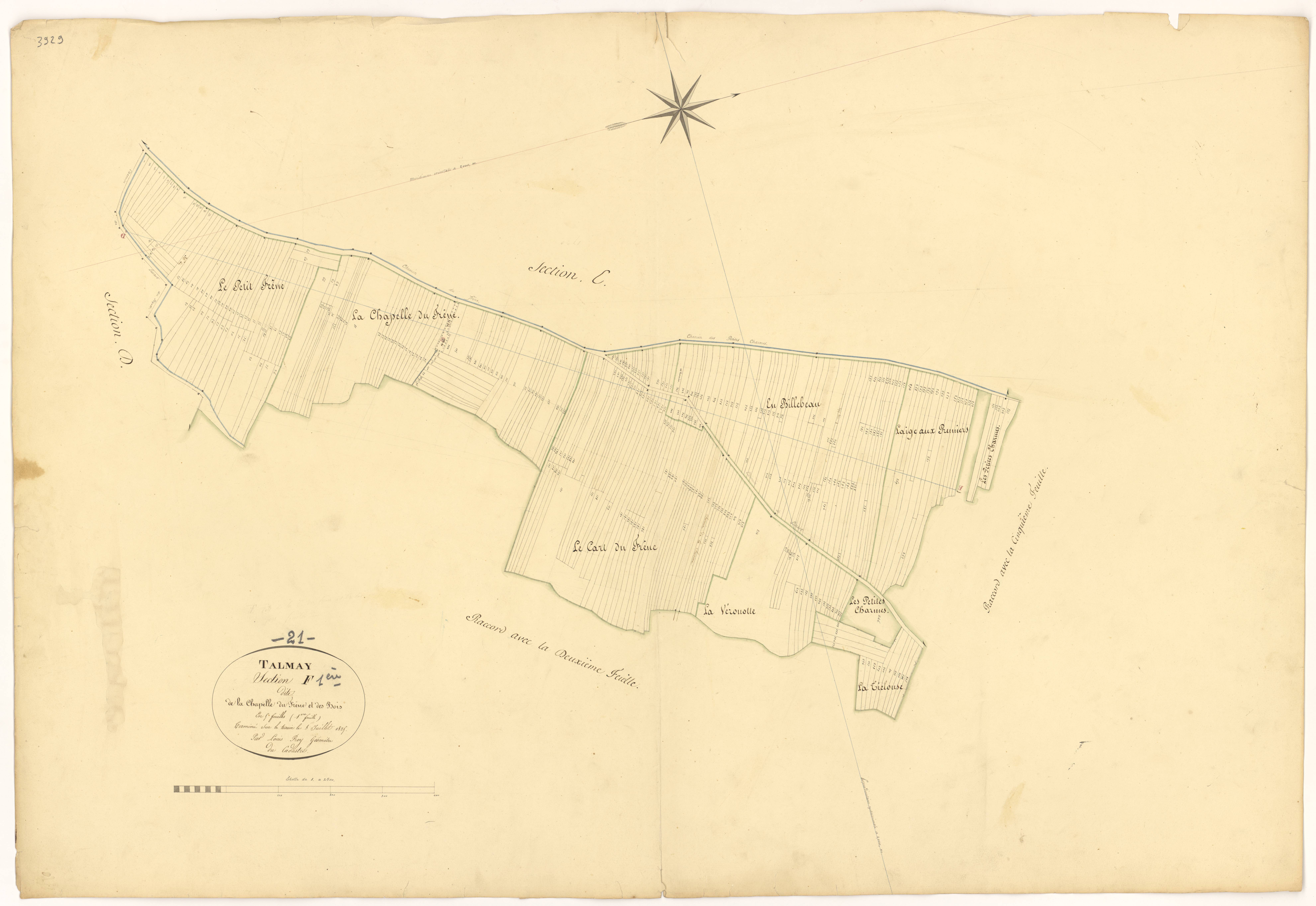 Talmay - Section F1 - 3 P PLAN 618/10