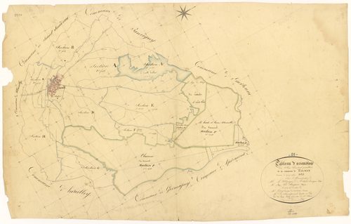 Talmay - Tableau d'assemblage - 3 P PLAN 618/1