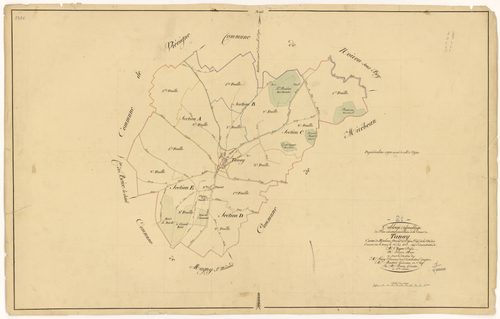Tanay - Tableau d'assemblage - 3 P PLAN 619/1