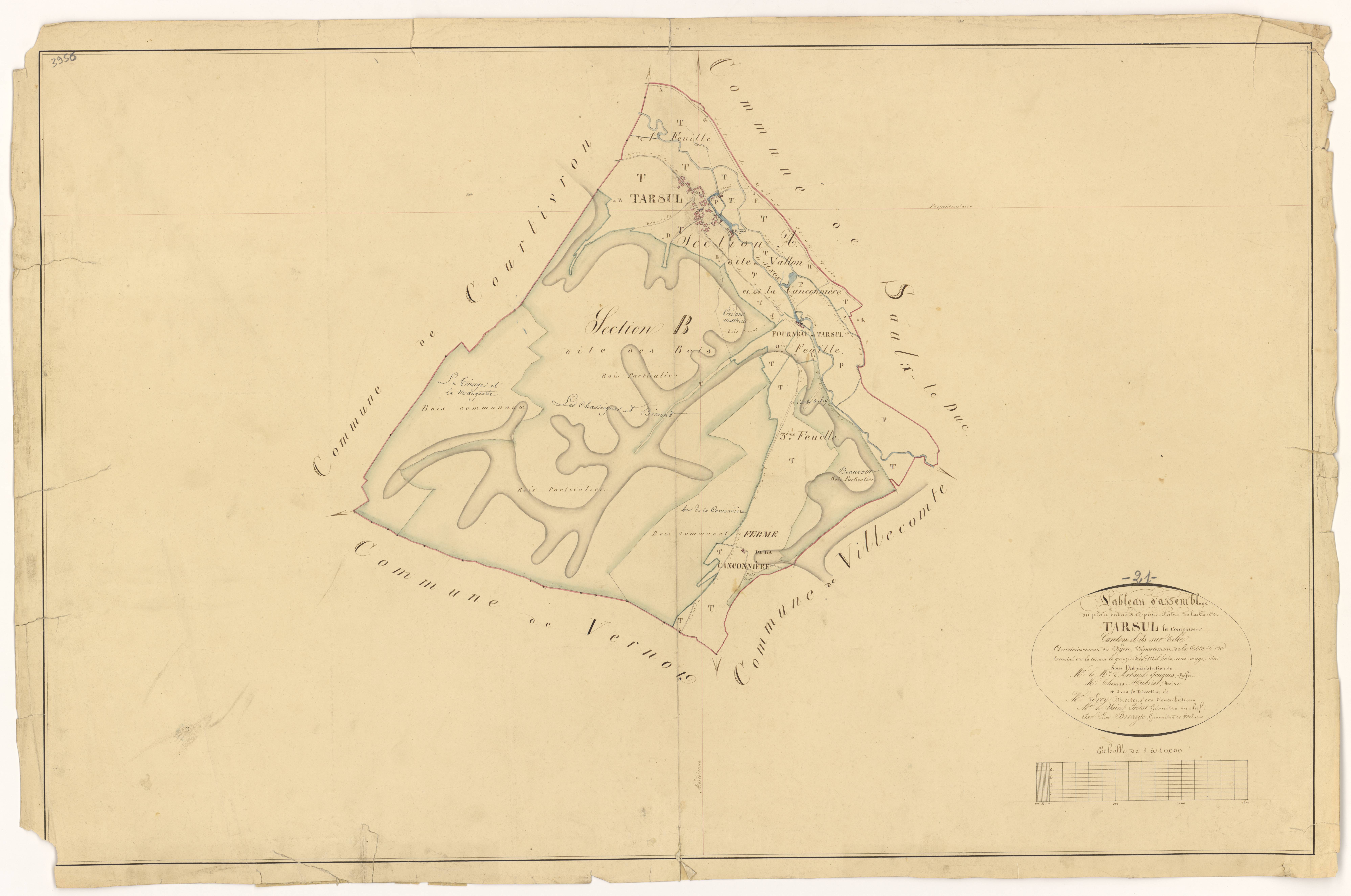 Tarsul - Tableau d'assemblage - 3 P PLAN 620/1