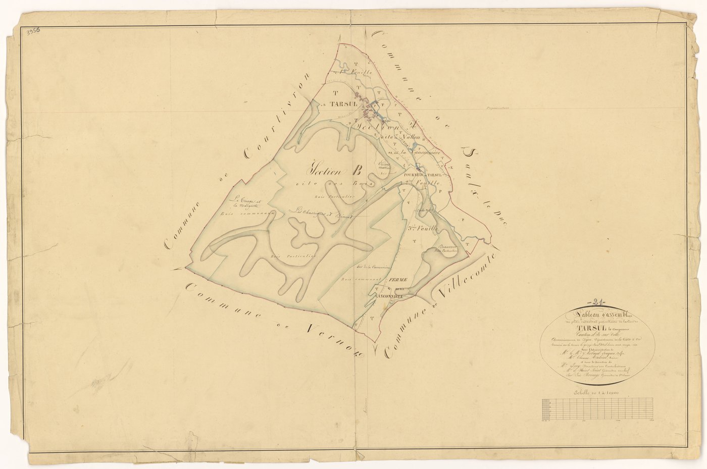 Tarsul - Tableau d'assemblage - 3 P PLAN 620/1