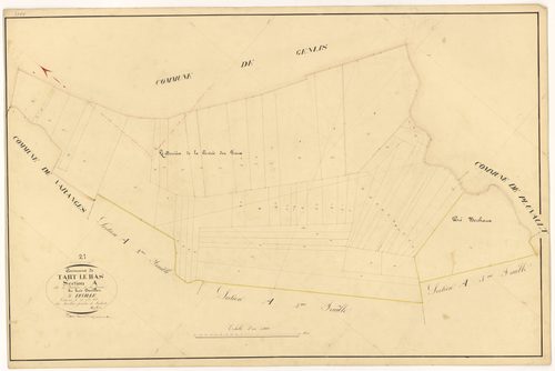 Tart-le-Bas - Section A3 - 3 P PLAN 622/4