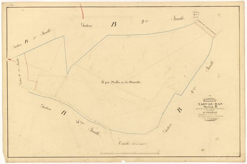 Tart-le-Bas - Section B6 - 3 P PLAN 622/15