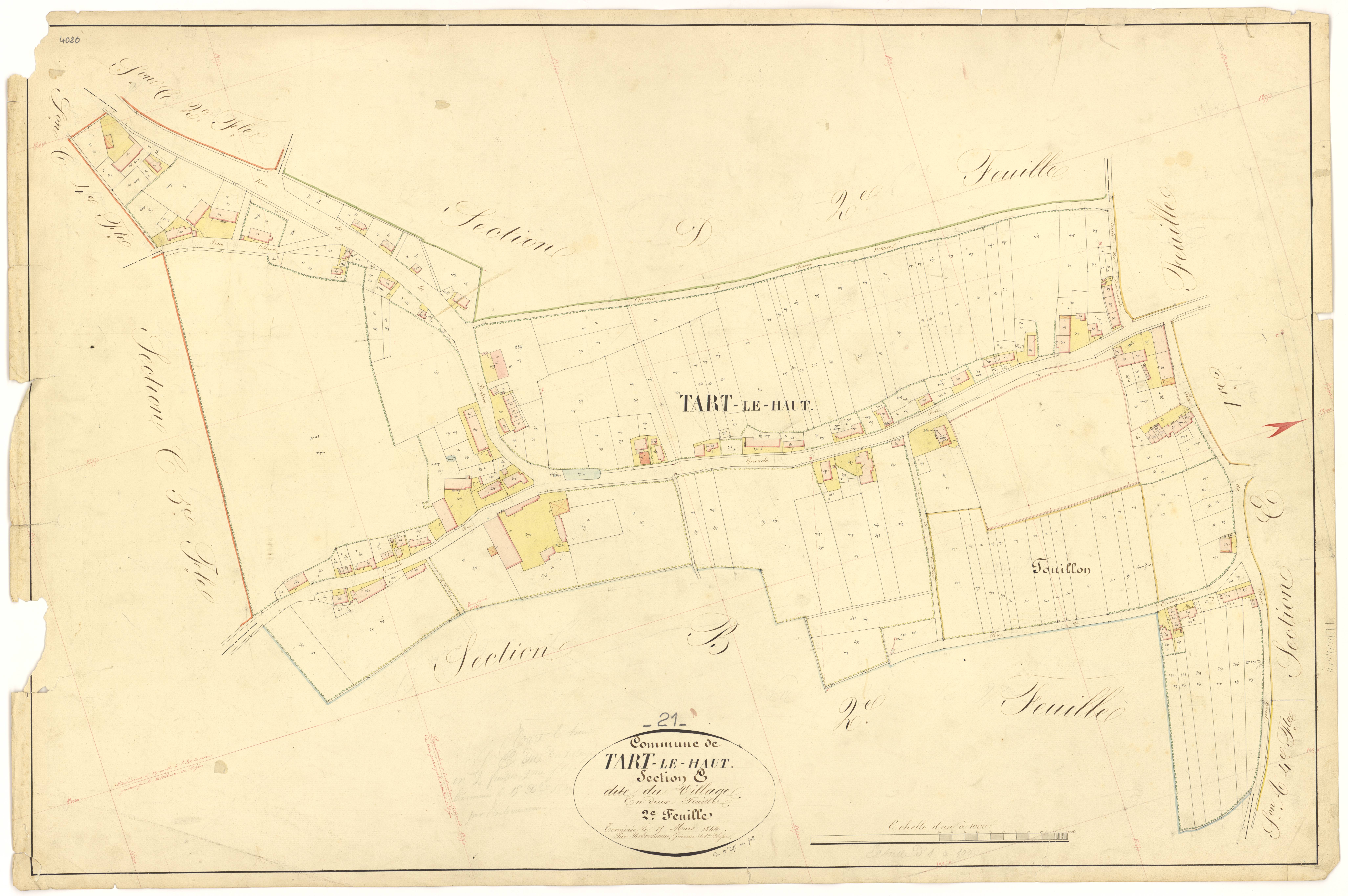 Tart-le-Haut - Section E2 - 3 P PLAN 623/30