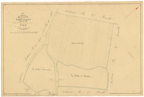 Tart-le-Haut - Section B3 - 3 P PLAN 623/8