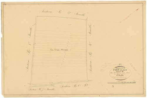 Tart-le-Haut - Section B5 - 3 P PLAN 623/10