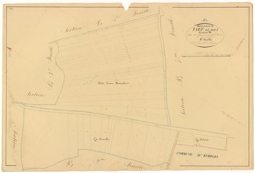 Tart-le-Haut - Section B8 - 3 P PLAN 623/13