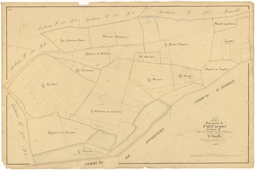 Tart-le-Haut - Section C7 - 3 P PLAN 623/22