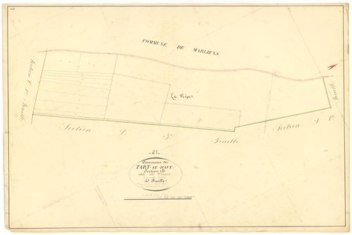 Tart-le-Haut - Section D4 - 3 P PLAN 623/28