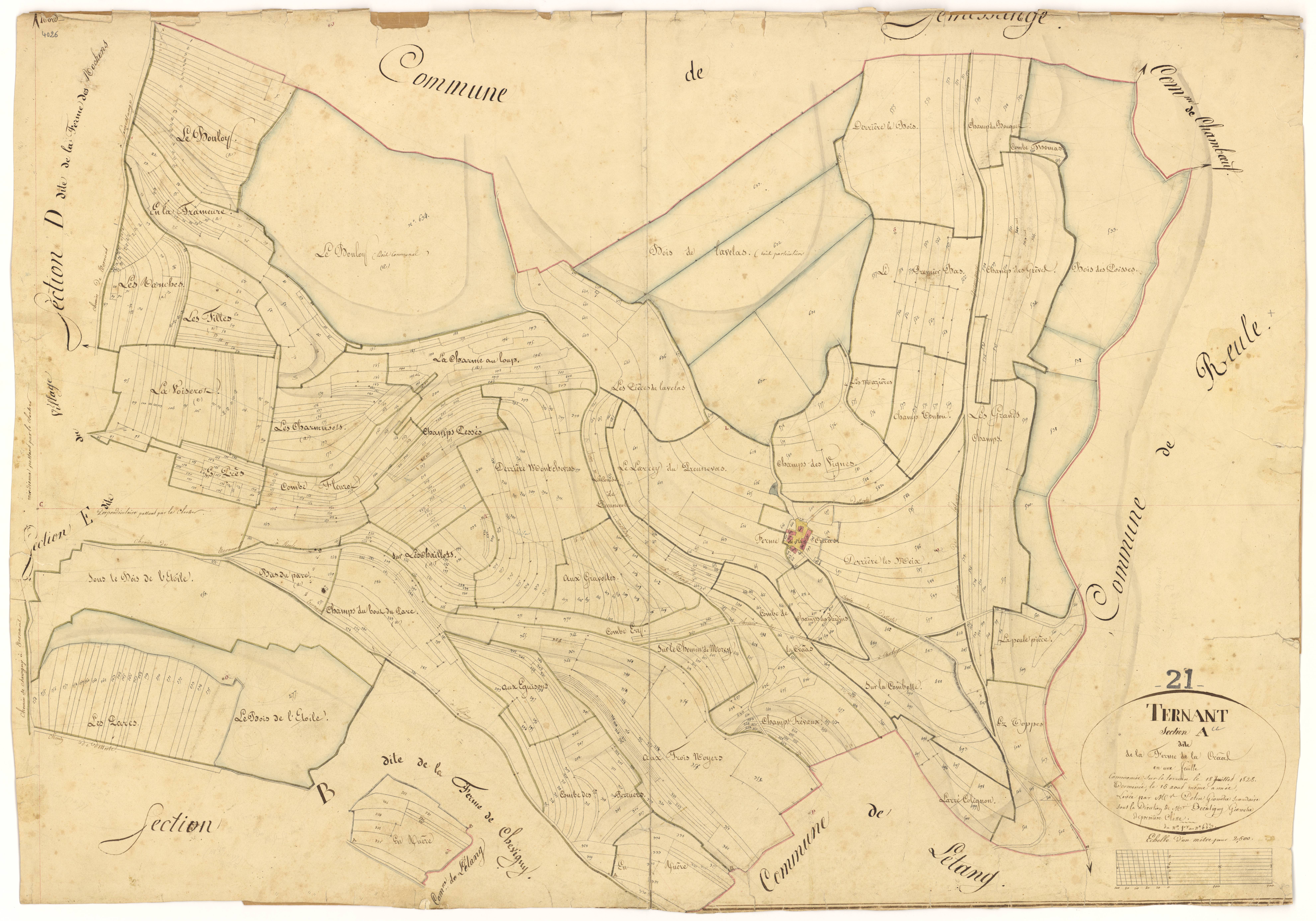 Ternant - Section A - 3 P PLAN 625/2