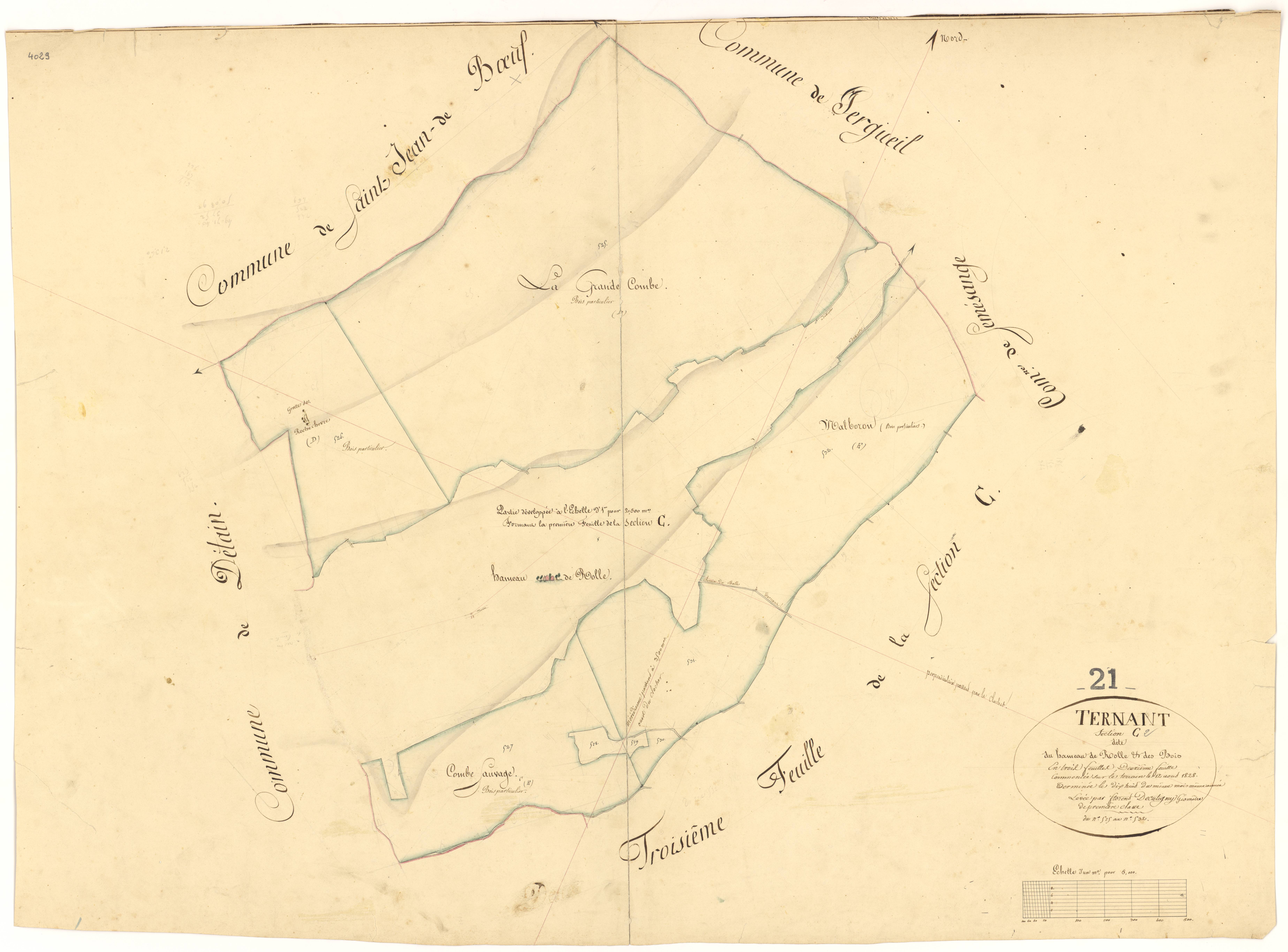 Ternant - Section C2 - 3 P PLAN 625/5