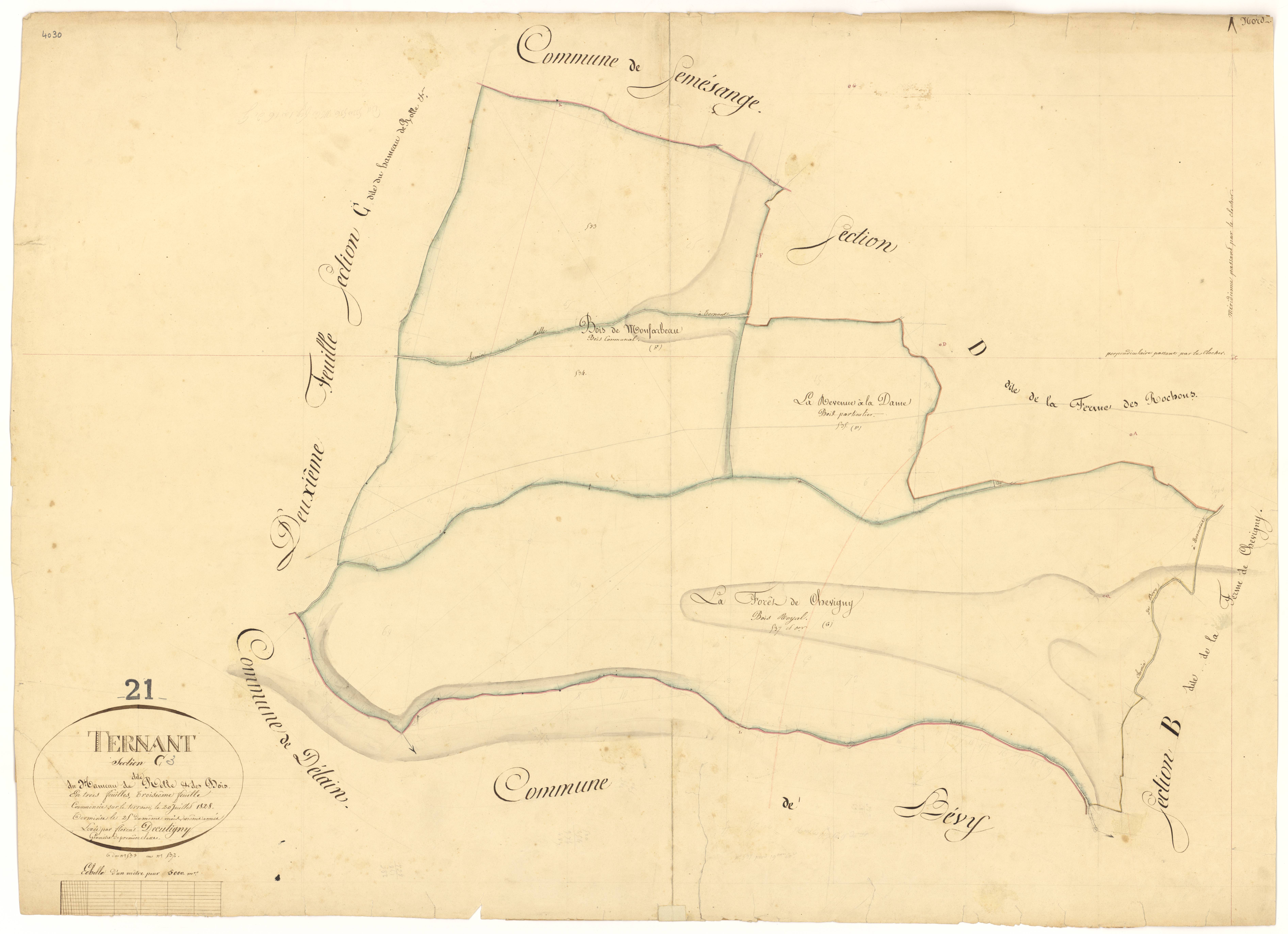 Ternant - Section C3 - 3 P PLAN 625/6