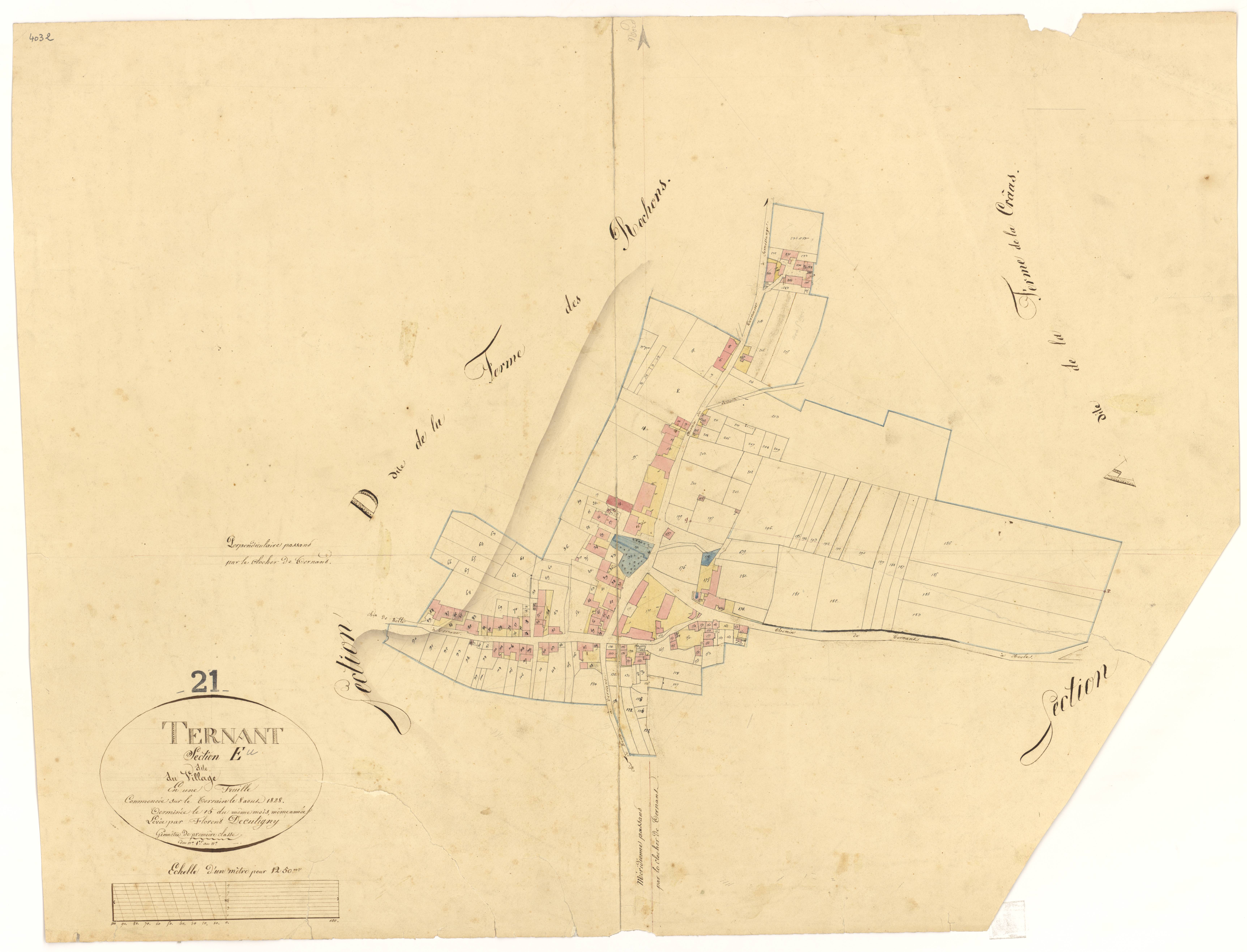 Ternant - Section E - 3 P PLAN 625/8