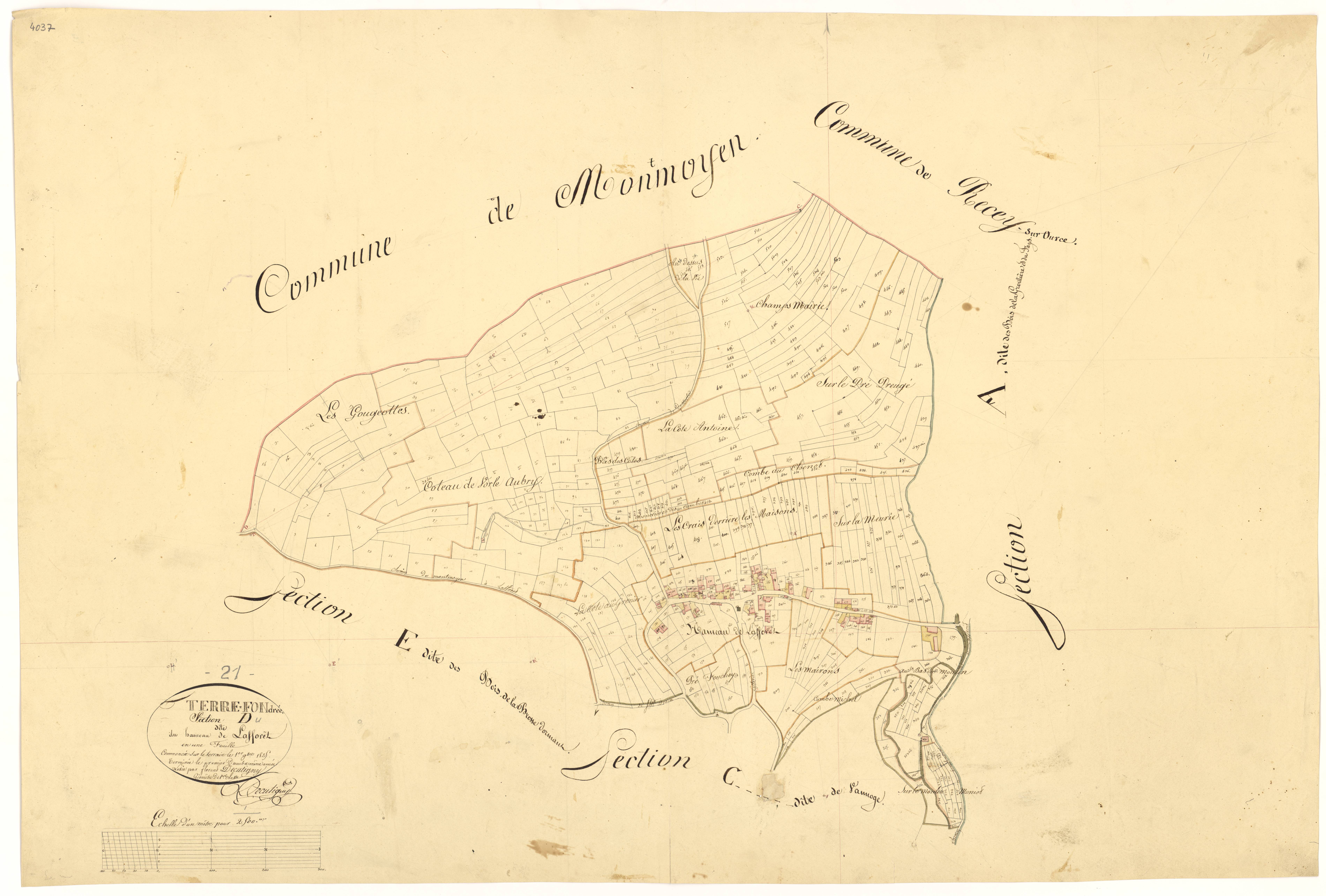 Terrefondrée - Section D - 3 P PLAN 626/5