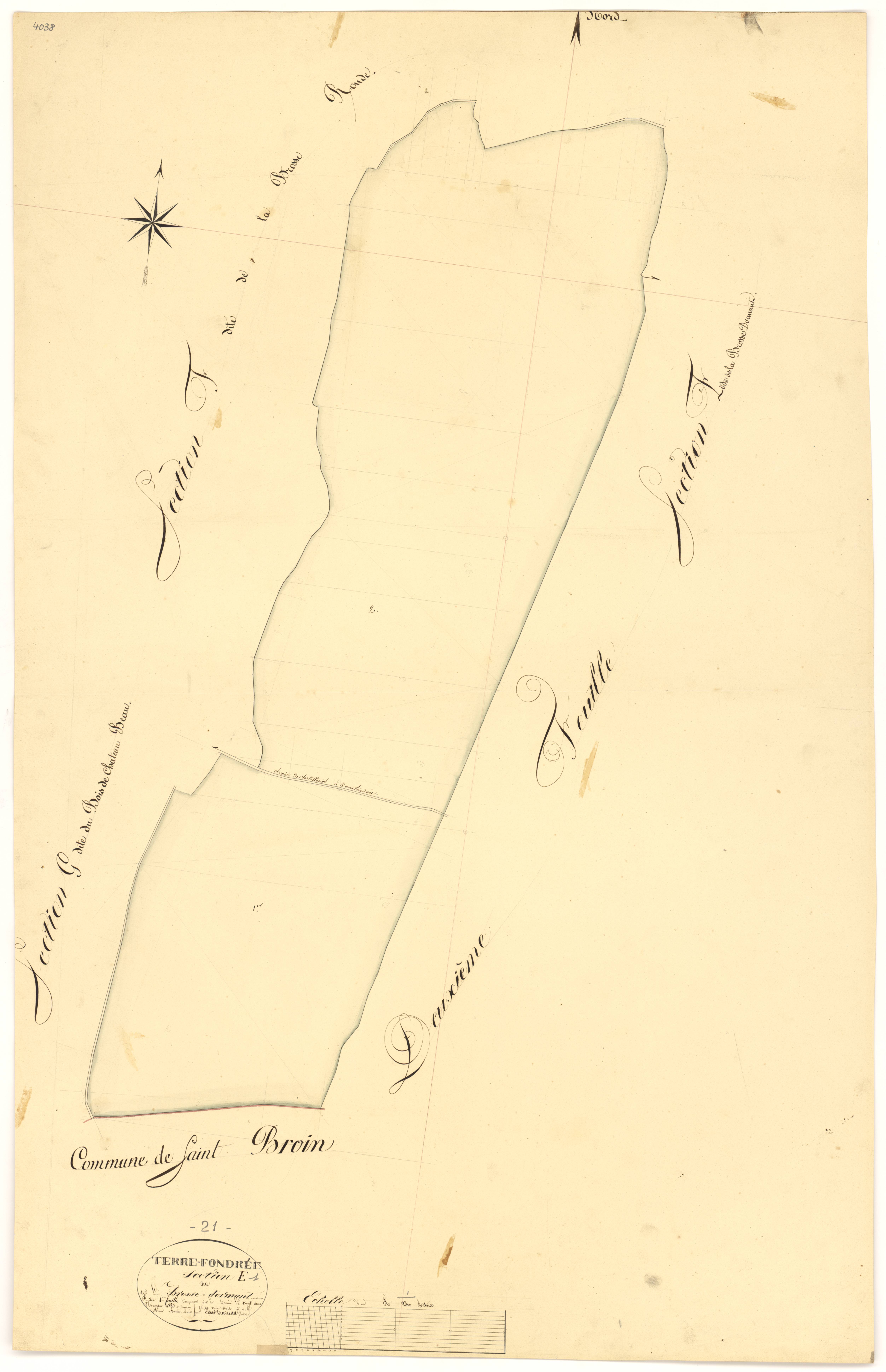Terrefondrée - Section E1 - 3 P PLAN 626/6
