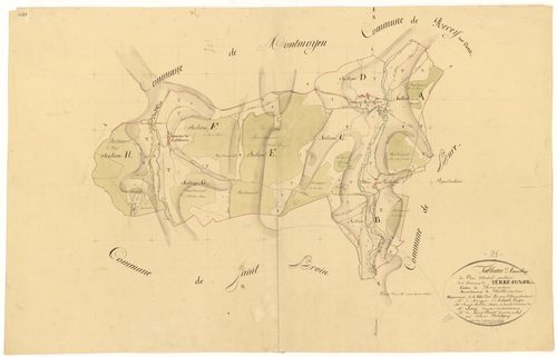 Terrefondrée - Tableau d'assemblage - 3 P PLAN 626/1