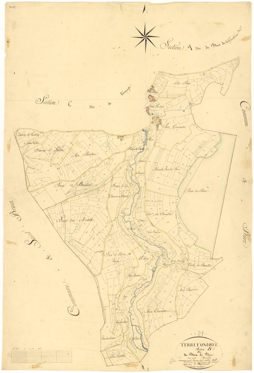 Terrefondrée - Section B - 3 P PLAN 626/3