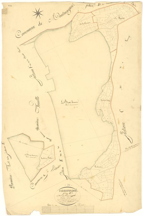 Terrefondrée - Section E2 - 3 P PLAN 626/7