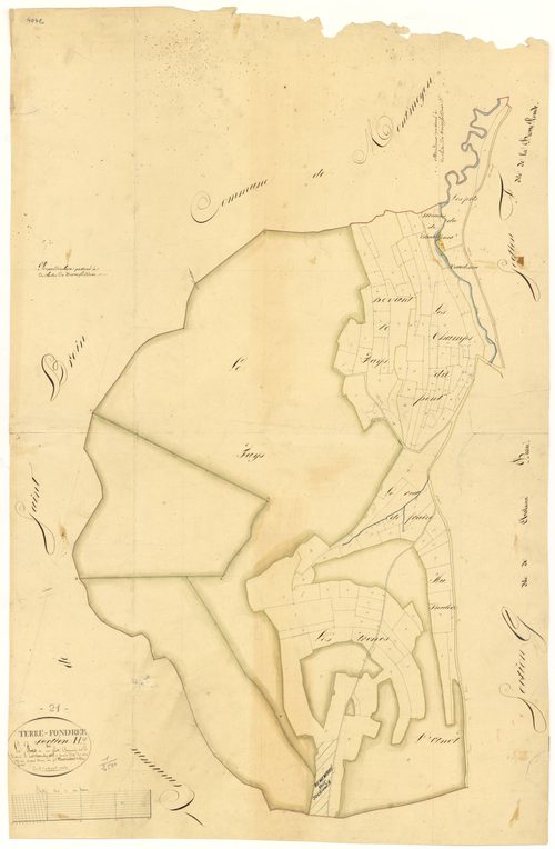 Terrefondrée - Section H - 3 P PLAN 626/10