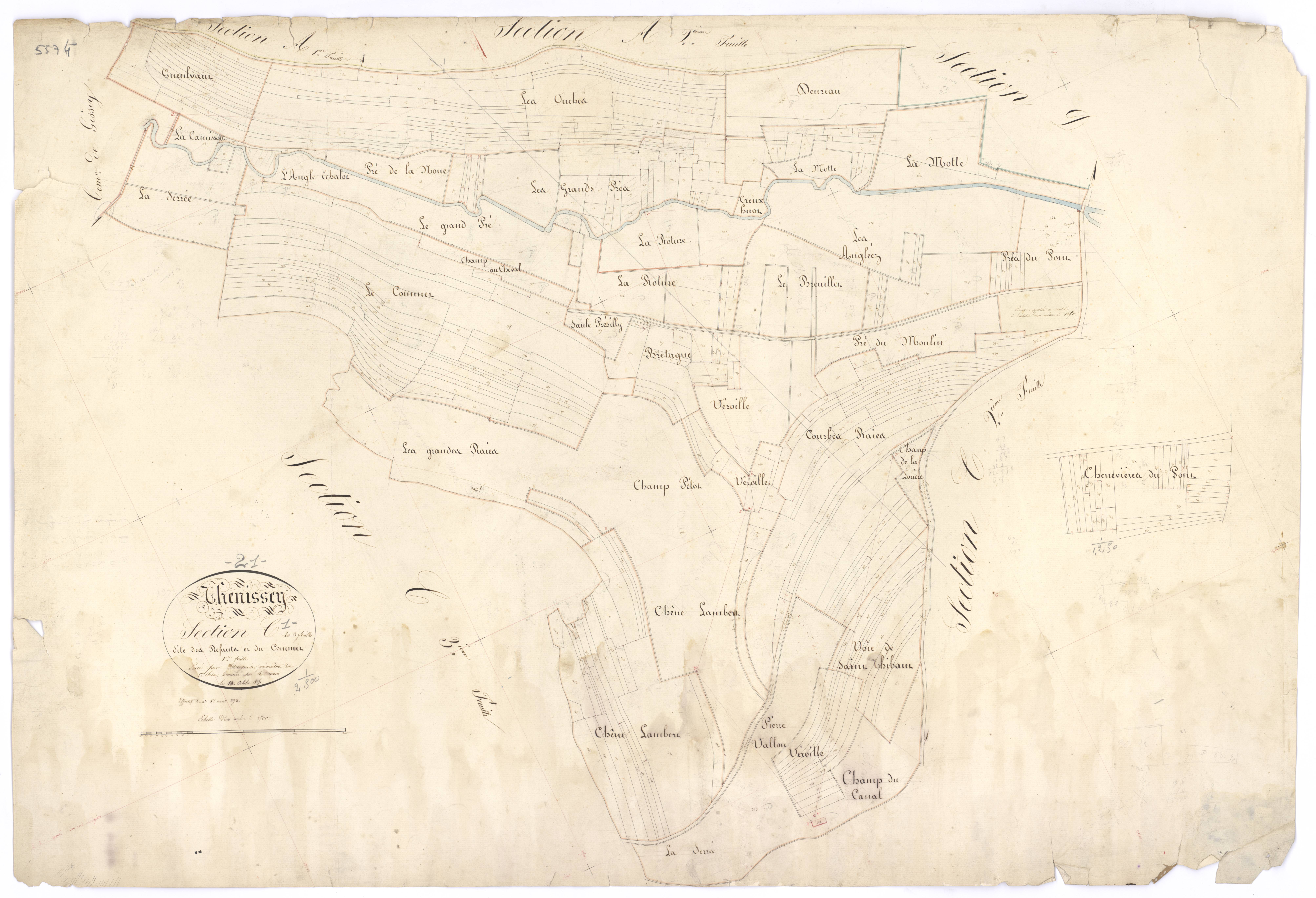 Thenissey - Section C1 - 3 P PLAN 627/6