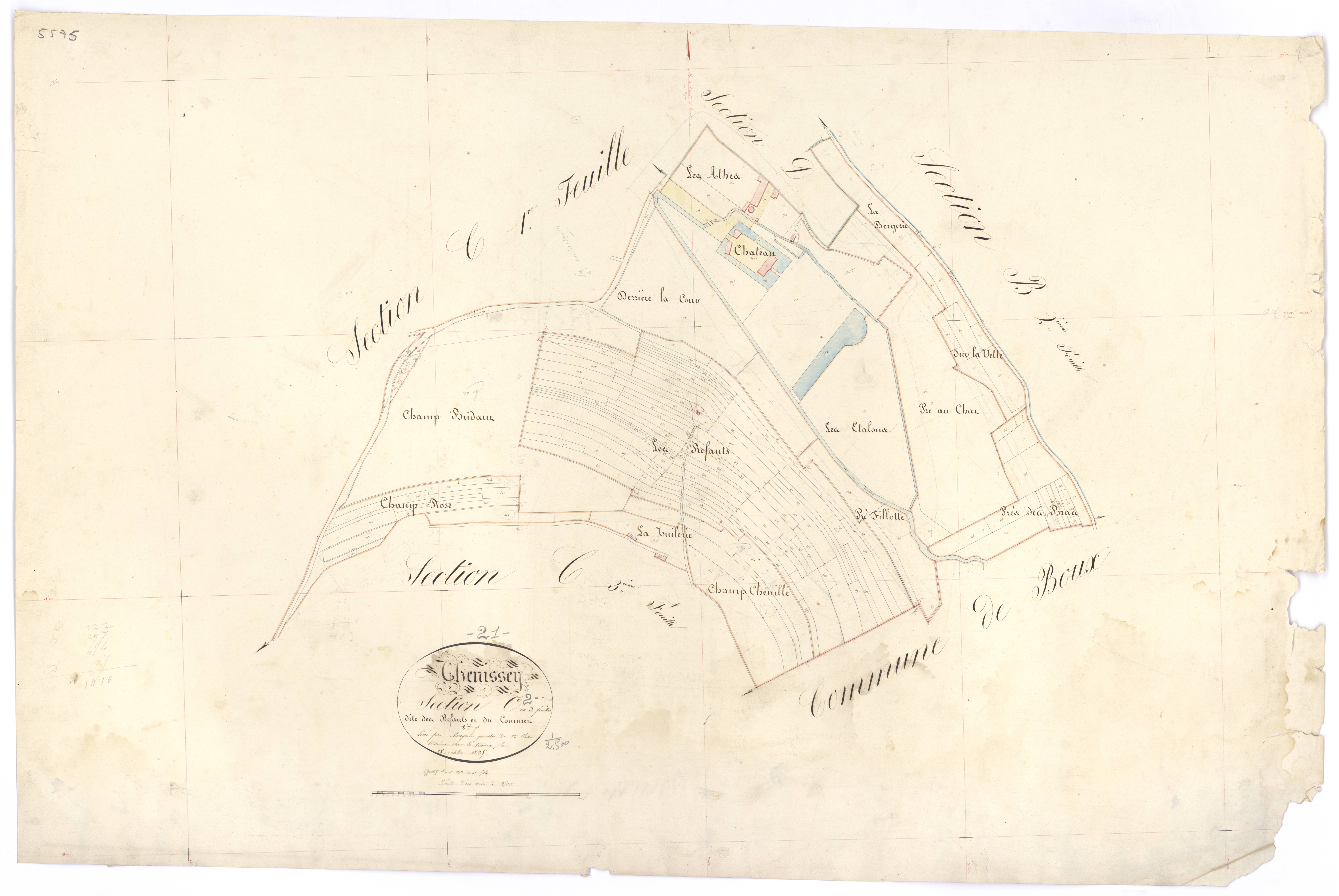 Thenissey - Section C2 - 3 P PLAN 627/7