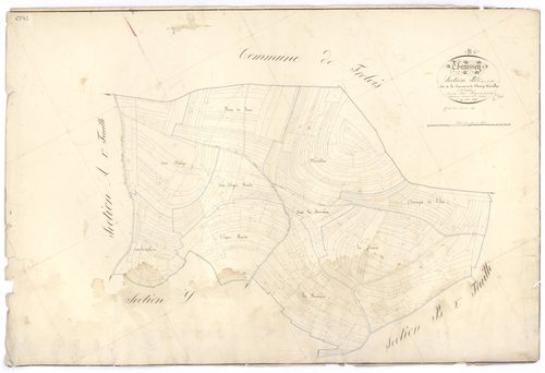 Thenissey - Section B1 - 3 P PLAN 627/4
