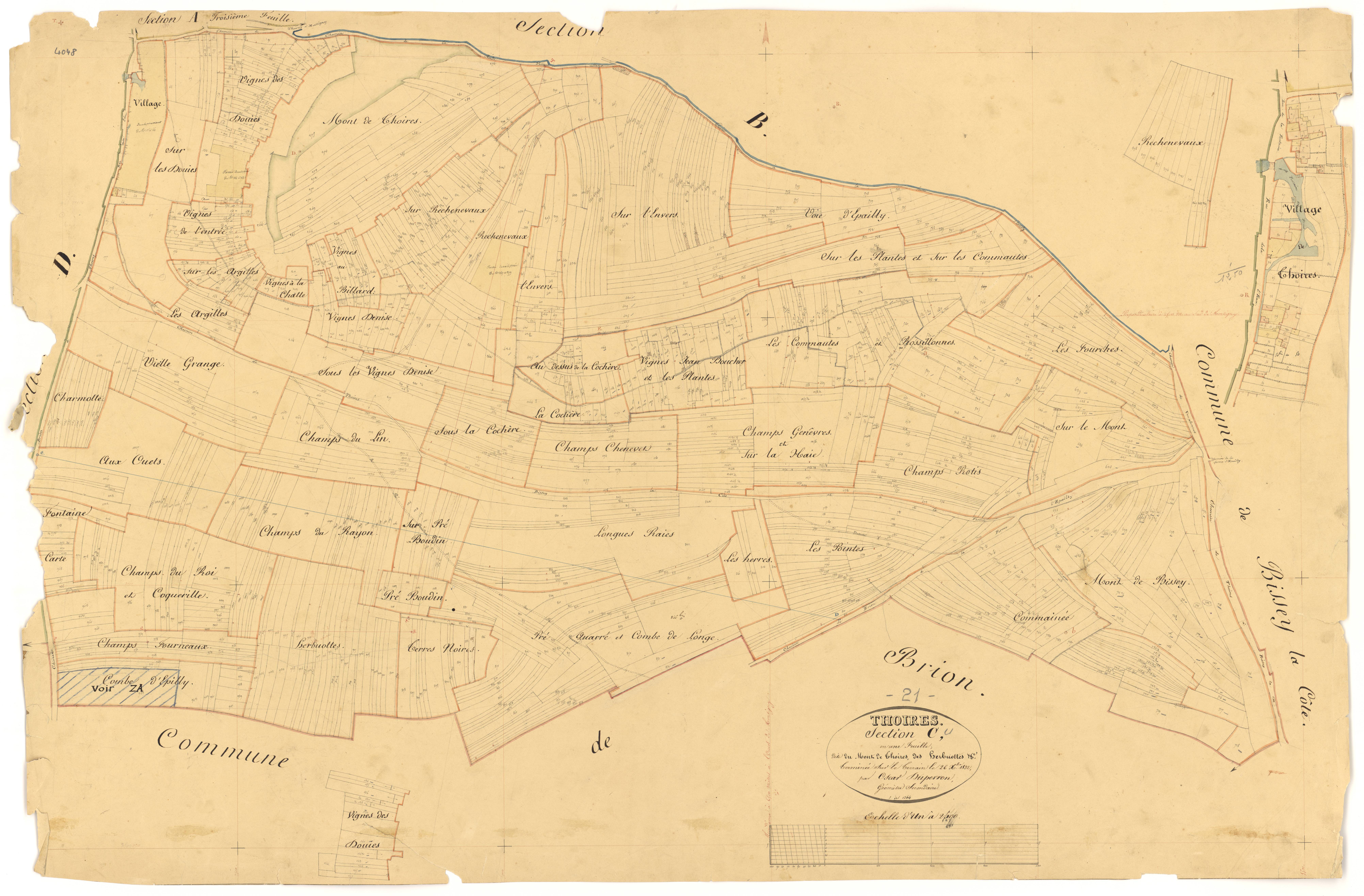 Thoires - Section C - 3 P PLAN 628/6