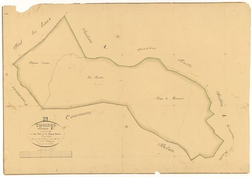 Thoires - Section A1 - 3 P PLAN 628/2
