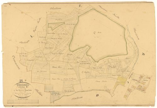 Thoires - Section A3 - 3 P PLAN 628/4