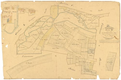 Thoires - Section D - 3 P PLAN 628/7