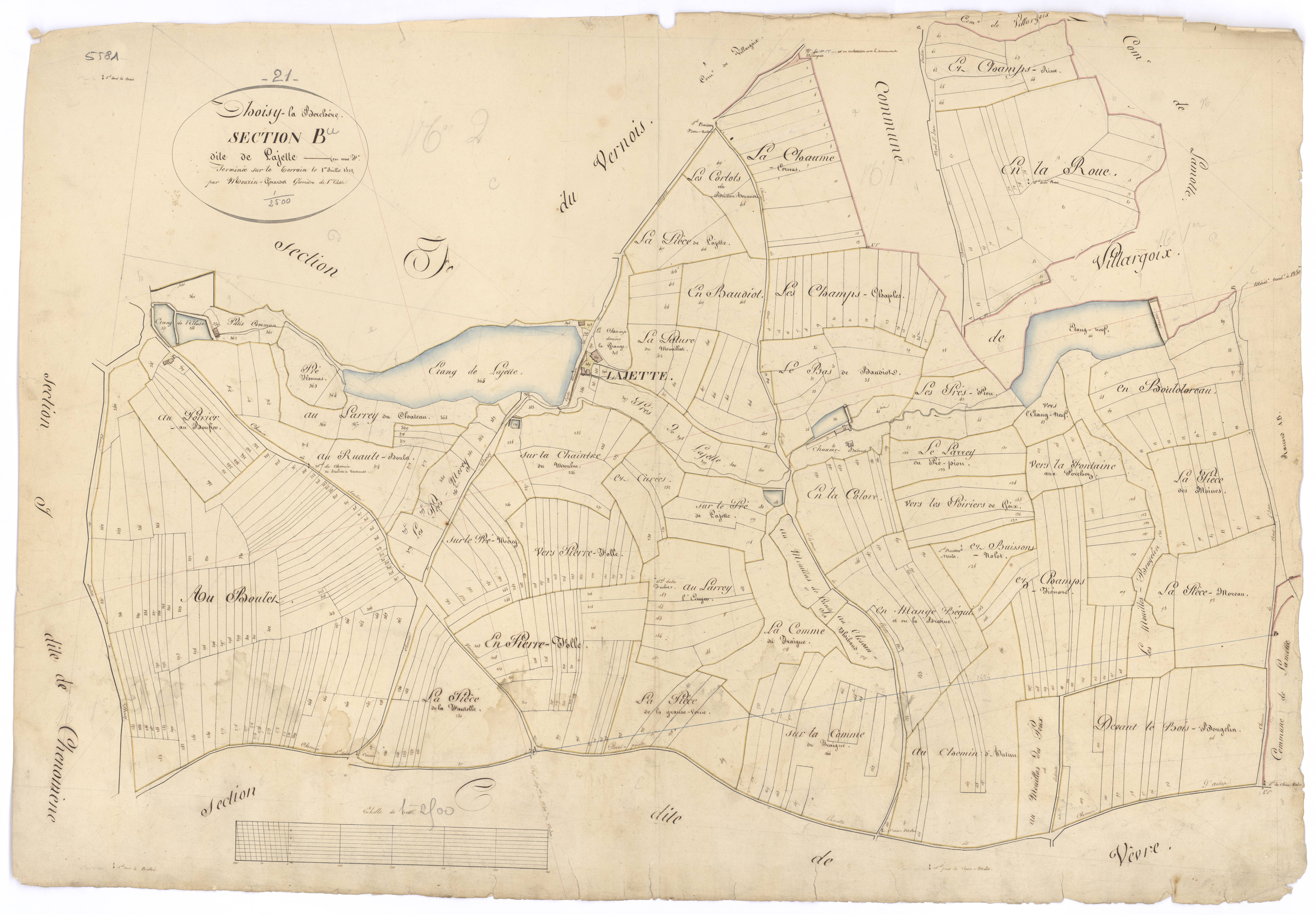 Thoisy-la-Berchère - Section B - 3 P PLAN 629/4