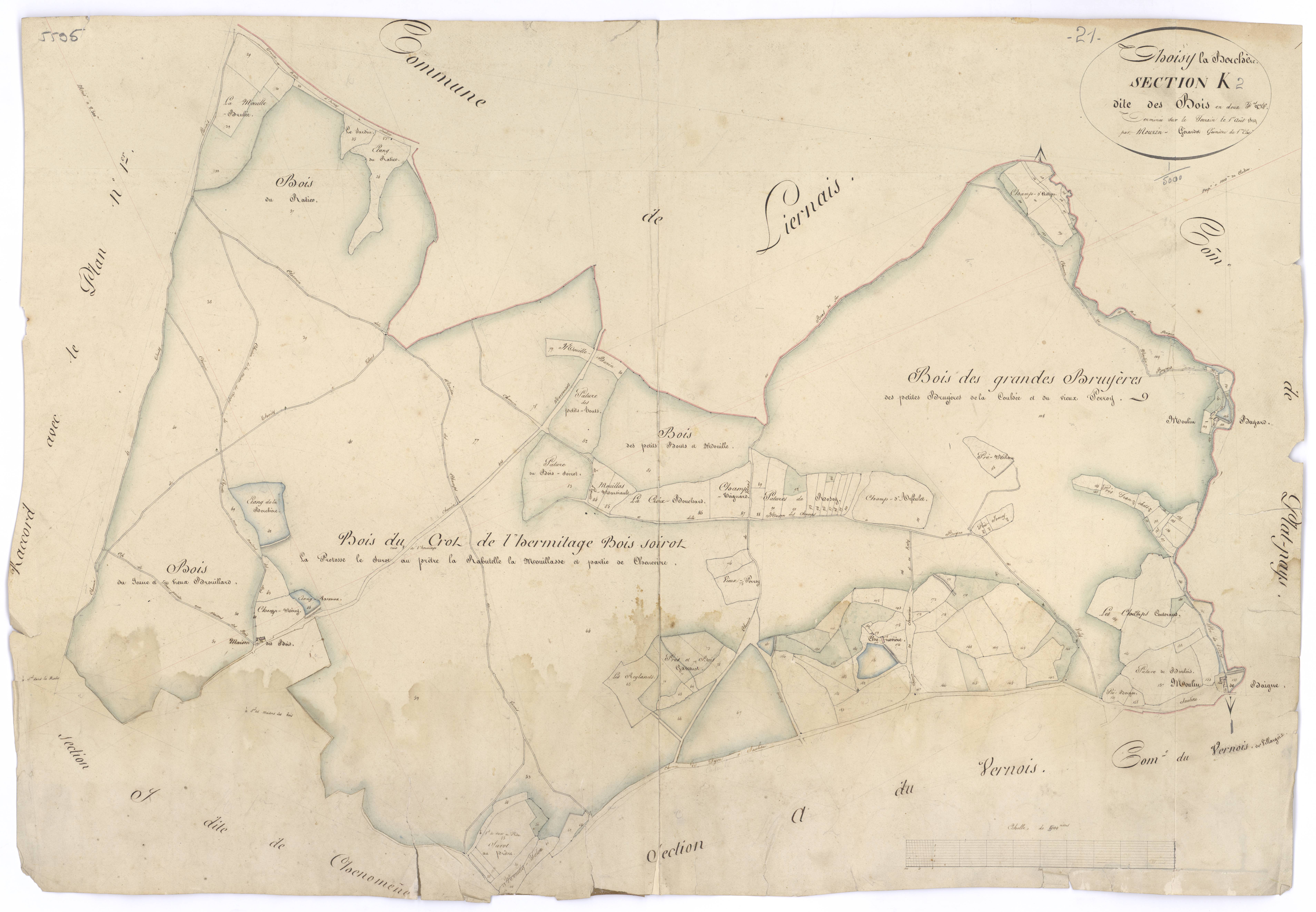 Thoisy-la-Berchère - Section K2 - 3 P PLAN 629/18