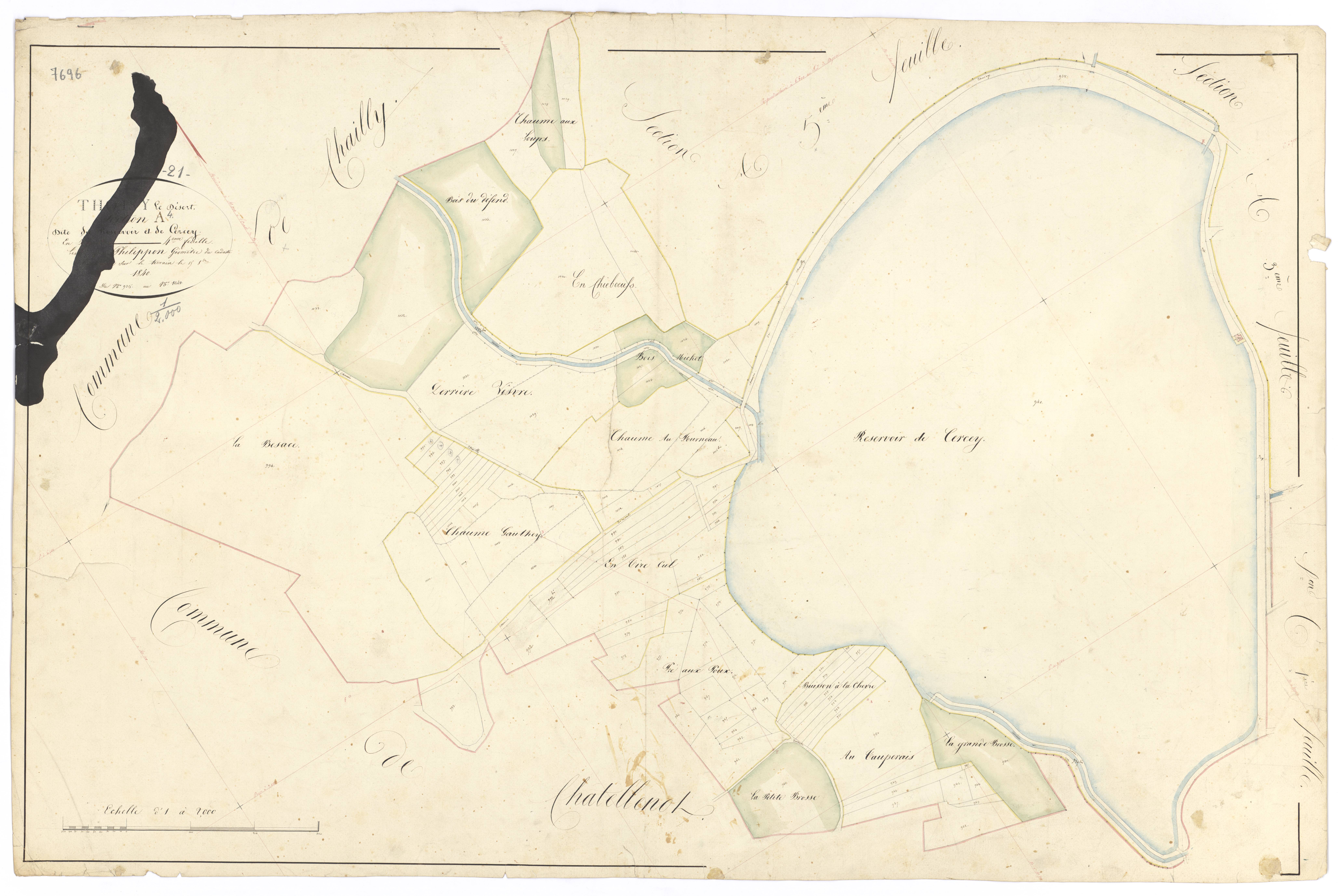 Thoisy-le-Désert - Section A4 - 3 P PLAN 630/5