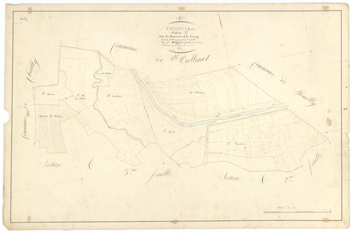 Thoisy-le-Désert - Section A1 - 3 P PLAN 630/2
