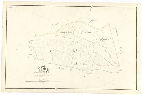 Thoisy-le-Désert - Section B1 - 3 P PLAN 630/7