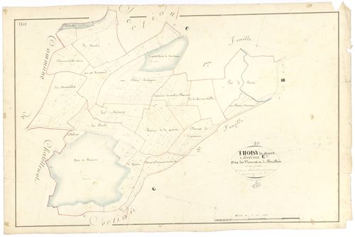 Thoisy-le-Désert - Section C2 - 3 P PLAN 630/13