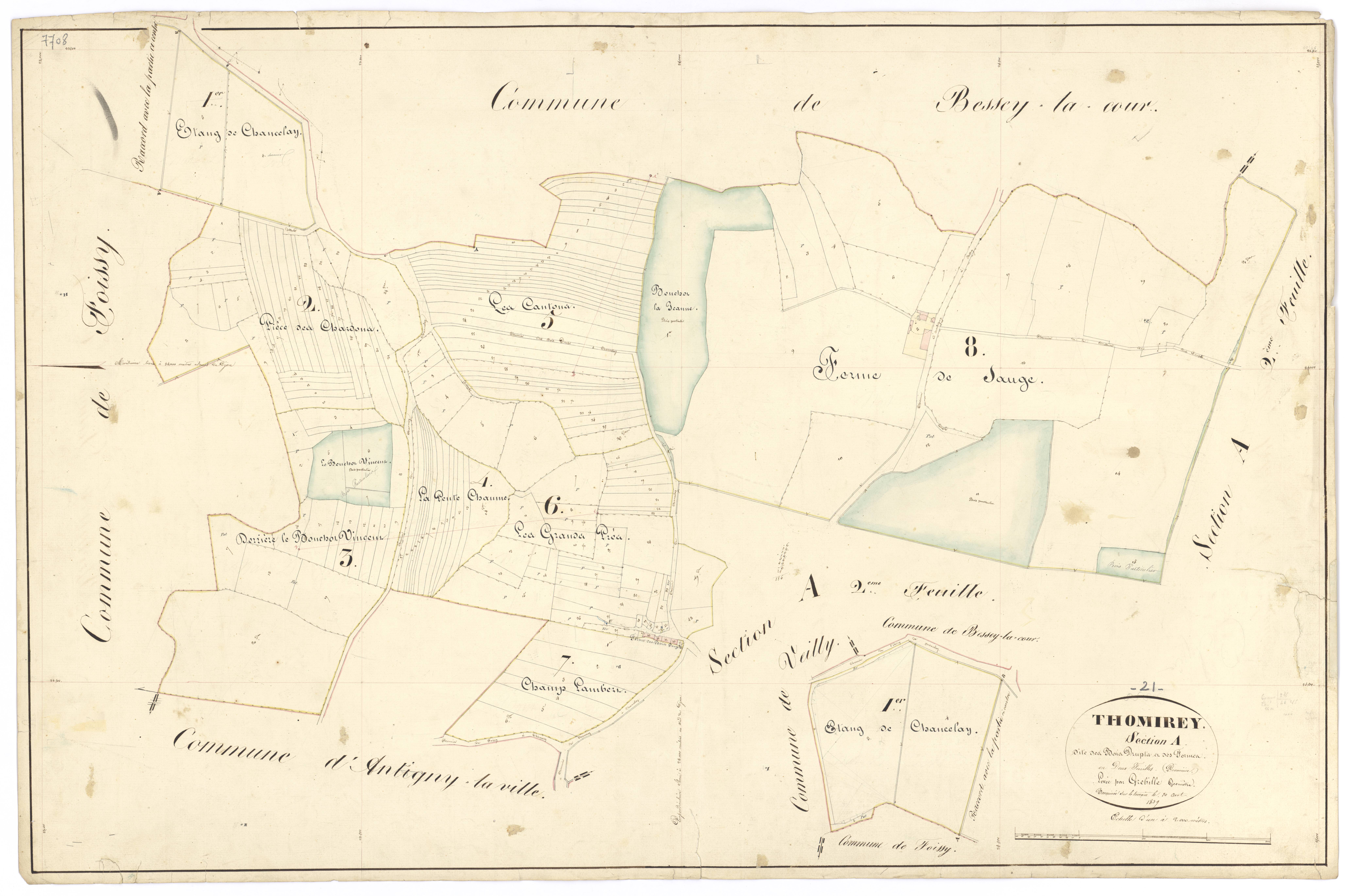 Thomirey - Section A1 - 3 P PLAN 631/3